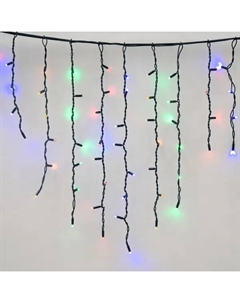 Электрогирлянда уличная Бахрома 3 м 200 ламп цвет разноцветный Neon-night
