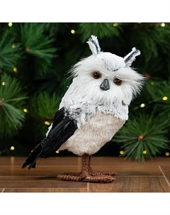 Фигура декоративная Сова 24 см серый Kreaforta