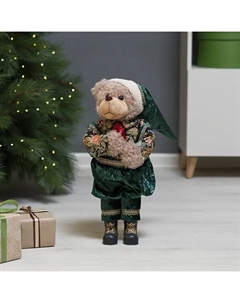 Фигура декоративная Медведь 55 см зеленый Kreaforta