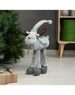 Фигура декоративная Олень 50 см серый Kreaforta