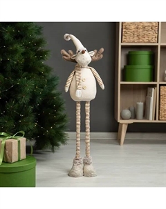 Фигура декоративная Олень 70 см светло-бежевый Kreaforta