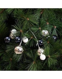 Ветка декоративная Шары 56 см синий Kreaforta