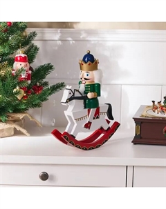 Фигура декоративная Щелкунчик 30 см зеленый Kreaforta