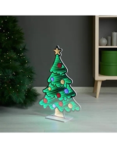 Светящаяся электрическая фигура Елка h63 см Kreaforta