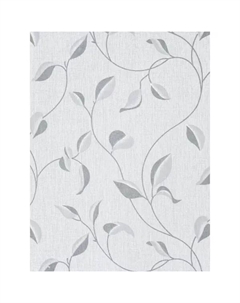 Тюль на отрез Листья 1 м/п 280 см цвет серый Без бренда