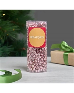 Бусы новогодние 10 м темно-розовый Kreaforta