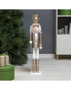 Фигура декоративная Щелкунчик 80 см шампань Kreaforta