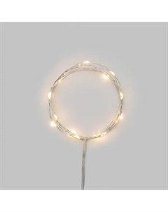 Электрогирлянда комнатная Роса 2 м 20 ламп цвет теплый белый 1 режим работы Neon-night