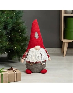 Фигура декоративная Гном 30 см красный Kreaforta