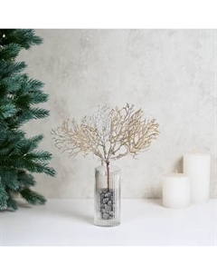 Ветка декоративная Кораллы 20 см шампань Kreaforta