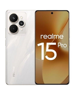6.8" Смартфон REALME 15 Pro 12/512Gb, RMX5101, NFC, AMOLED, 144Гц, 7000мAч, белый Realme