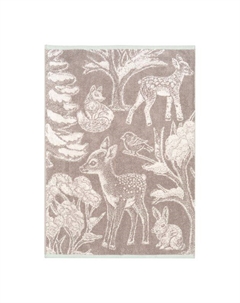 Полотенце махровое хлопковое с принтом Deer 21maison