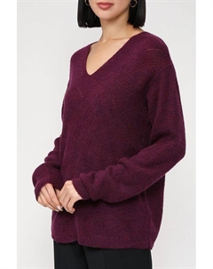 Пуловер с V-вырезом оверсайз More&more