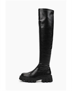 Сапоги высокие на массивной подошве Abricot