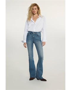 Джинсы Flare FL200 синего цвета 2mood