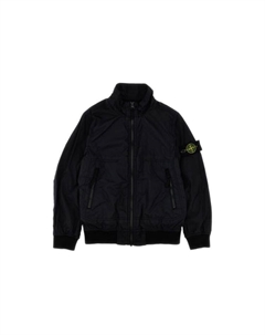 Куртка детская с нашивкой, черный Stone island