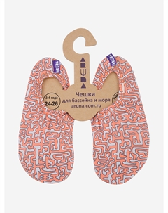 Аквашузы, аквасоки, чешки с антискользящей подошвой для бассейна, моря, пляжа, детского сада, занятия спортом, Оранжевый Aruna