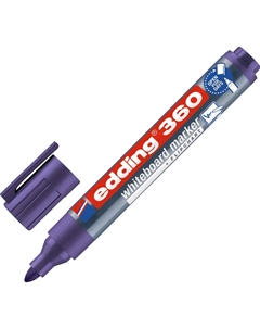 Маркер для белых досок 360/8 фиолетовый (толщина линии 1.5-3 мм) круглый наконечник Edding