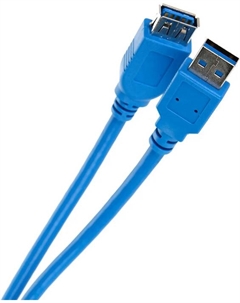 Кабель удлинительный VUS7065-5M USB 3.0 Am-Af 5м Vcom