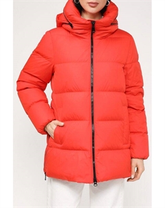 Пуховик стеганный с высоким воротником Geox