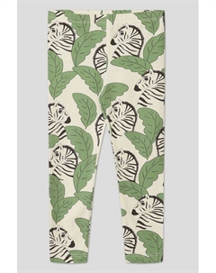 Хлопковые легинсы с принтом Mini rodini