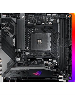 Материнская плата ROG STRIX X570-I GAMING, SocketAM4, AMD X570, 2xDDR4, PCI-Ex16, 4SATA3, 7.1-ch, 10/100/1000 Мбит/сек, 9USB 3.2, USB Type-C, HDMI, DisplayPort, mini-ITX, Retail Asus