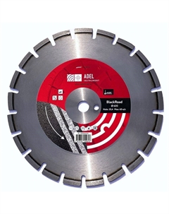 Диск алмазный по асфальту BlackRoad 600x25,4x3,6 мм сегментный мокрый/сухой рез (AI-1303060101) Adel instrument