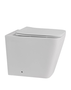 Унитаз напольный приставной Abber Rechteck с горизонтальным выпуском сиденье с микролифтом (AC1211)