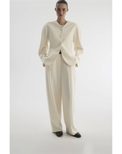 Жакет с цельнокроеным рукавом молочного цвета 2mood