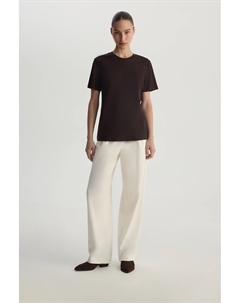 Футболка basic шоколадного цвета 2mood