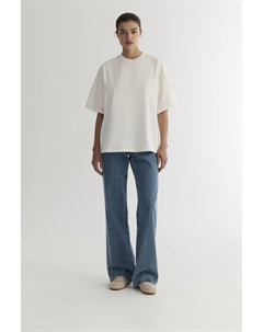 Футболка оверсайз молочного цвета 2mood