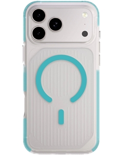 Чехол Combat Active Frost Clear Magsafe для iPhone 17 Pro Max, бирюзовый Uniq