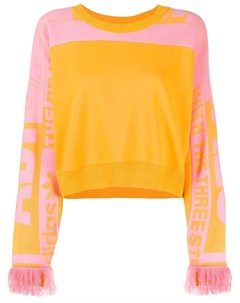 Укороченный свитер с круглым вырезом Adidas