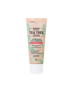 Крем тональный для лица BOTANIC EXPERT 3 в 1 антибактериальный матирующий тон 02 ivory Eveline