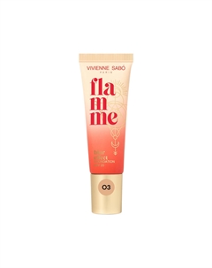 Основа тональная для лица FLAMME SPF 20 с блюр-эффектом тон 03 Бежевый Vivienne sabo