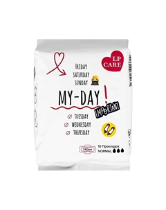 Прокладки классические тонкие 10 шт Lp care