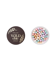 Пудра для лица WILD CHIC сияющая в шариках тон 01 Glorious skin Stellary