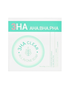Мыло для лица 3HA с AHA,BHA и PHA - кислотами очищающее 90 г Esfolio