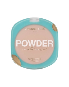 Пудра для лица MATTRIARCAT компактная матирующая тон 03 Натуральный бежевый Vivienne sabo