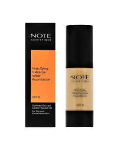 Основа тональная для лица MATTIFYING EXTREME WEAR с матирующим эффектом тон 130 Cool rose Note