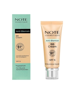 Крем тональный для лица ANTI-BLEMISH BB CREAM для проблемной кожи тон 03 Note