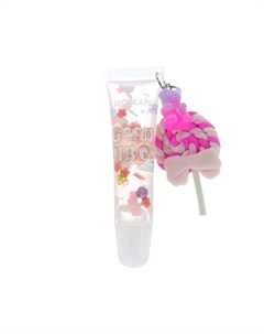 Блеск-масло для губ GOOD VIBES тон цветы Iscream