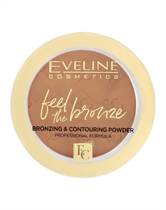 Бронзер для лица FEEL THE BRONZE тон 02 chocolate cake Eveline