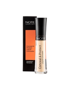 Консилер для лица CONCEAL & PROTECT LIQUID CONCEALER тон 01 Светло-песочный Note