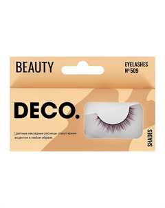 Накладные ресницы BEAUTY №509 pink flow Deco