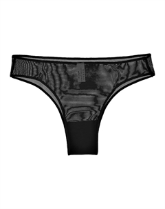 Трусы женские в сетку черный M Trendy look