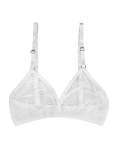 Топ женский в сетку белый L Trendy look