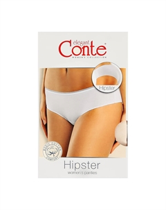 Трусы женские BASIC COLLECTION хипстер natural 90/XS Conte elegant