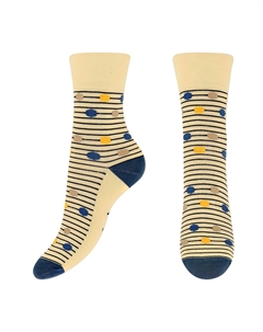 Носки женские бежевый/круги 35-37 Monchini