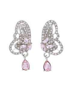 Серьги GOLDEN PAPILLION Lady pink